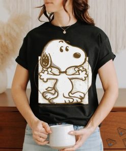 Snoopy and Vitruvian Man Beagle shirt