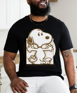 Snoopy and Vitruvian Man Beagle shirt