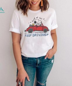 Snoopy and Woodstock Peanuts should we just keep driving shirt