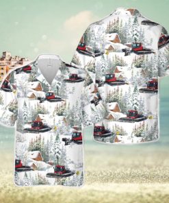 Snow groomer Christmas Hawaiian Shirt All Over Print Summer