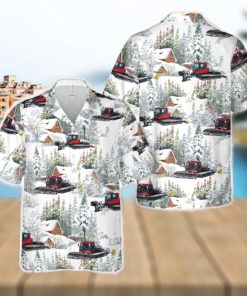 Snow groomer Christmas Hawaiian Shirt All Over Print Summer