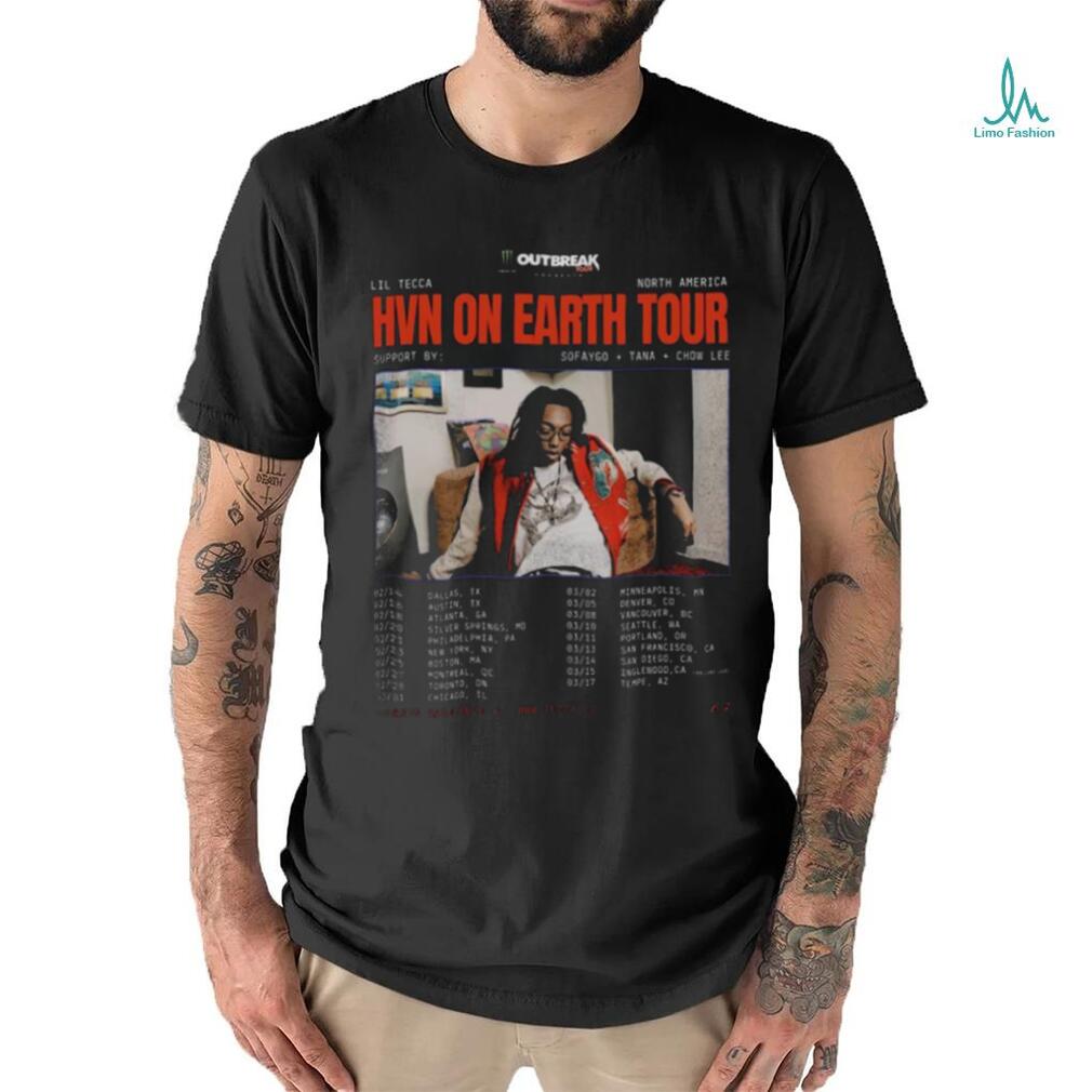 Sofaygo Will Be Joining Lil Tecca On His Hvn On Earth Tour T shirt Sofaygo Will Be Joining Lil Tecca On His Hvn On Earth Tour T shirt