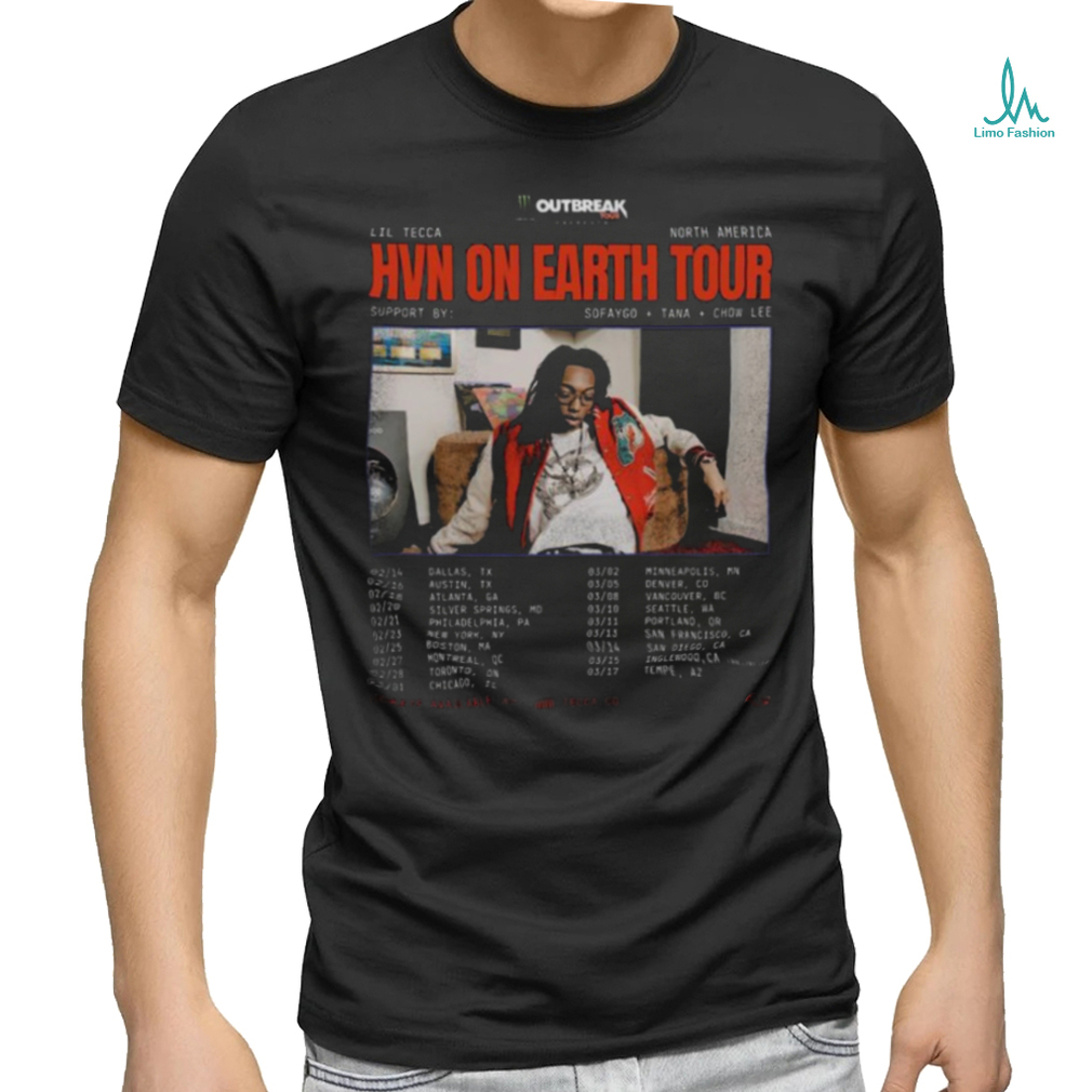 Sofaygo Will Be Joining Lil Tecca On His Hvn On Earth Tour T shirt Sofaygo Will Be Joining Lil Tecca On His Hvn On Earth Tour T shirt