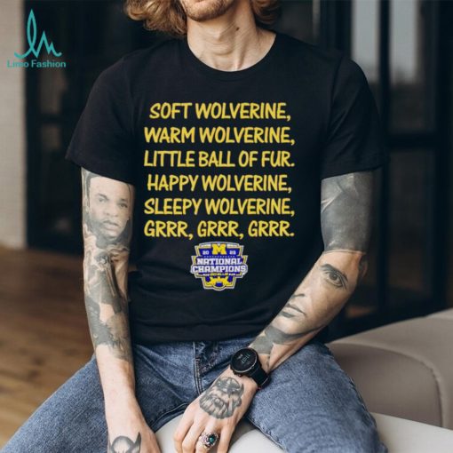 Soft Wolverine warm Wolverine little ball of fur Happy Wolverine sleepy Wolverine shirt