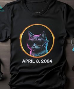 Solar Eclipse Glasses Cat April 8, 2024 Classic Tee