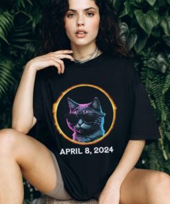 Solar Eclipse Glasses Cat April 8, 2024 Classic Tee