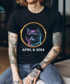Solar Eclipse Glasses Cat April 8, 2024 Classic Tee