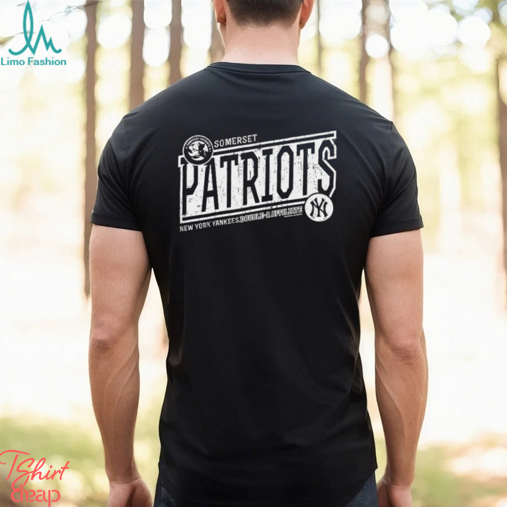 Somerset Patriots Black & White ICON Line Mobility Shirt Somerset Patriots Black & White ICON Line Mobility Shirt