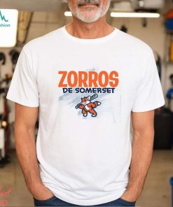 Somerset Patriots Carolina Blue Adult Softstyle Zorros de Somerset Plane Fulltone T shirt