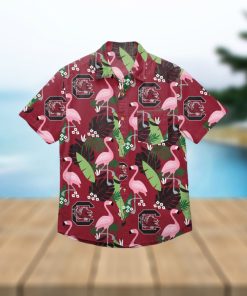 South Carolina Gamecocks Floral Hawaiian Shirt