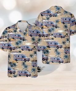 South Carolina Lee County EMS Summer Beach Gift 3D Hawaiian Shirt