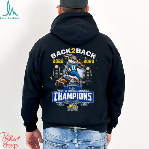 South Dakota State Jackrabbits Back 2 Back Champions 2022 2023 T Shirt