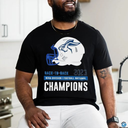 South Dakota State Jackrabbits Back To Back NCAA Division I Football National Champions 2023 Helmet T Shirt
