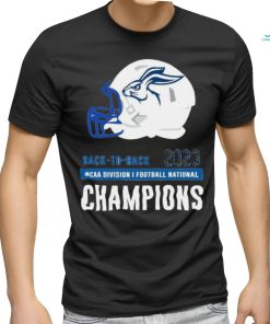 South Dakota State Jackrabbits Back To Back NCAA Division I Football National Champions 2023 Helmet T Shirt