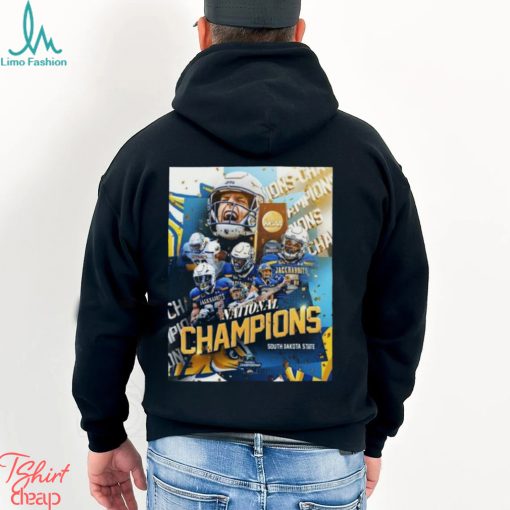 South Dakota State Jackrabbits Defeat Montana Grizzlies 23 3 To Win The 2024 Fcs Football National Championship T Shirt