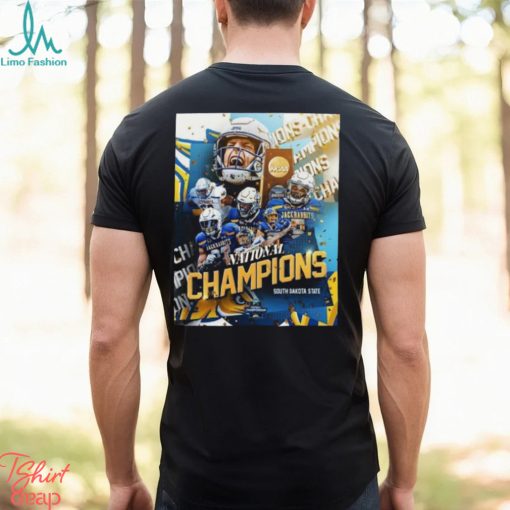 South Dakota State Jackrabbits Defeat Montana Grizzlies 23 3 To Win The 2024 Fcs Football National Championship T Shirt
