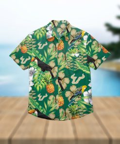 South Florida Bulls Floral Hawaiian Shirt