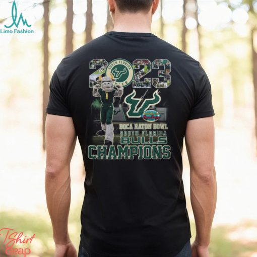 South Florida Bulls Mascot 2023 Boca Raton Bowl Champions Shirt