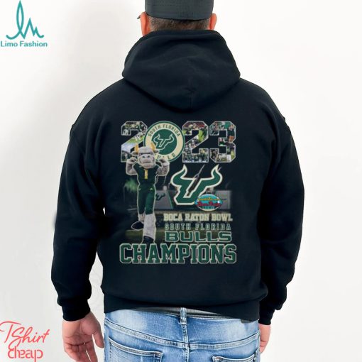 South Florida Bulls Mascot 2023 Boca Raton Bowl Champions Shirt