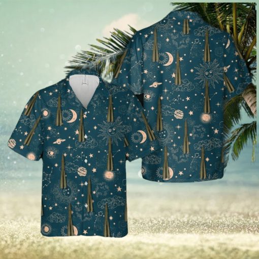 Soviet Missile R7 ICBM Ship Rocket Hawaiian Shirt All Over Print Summer