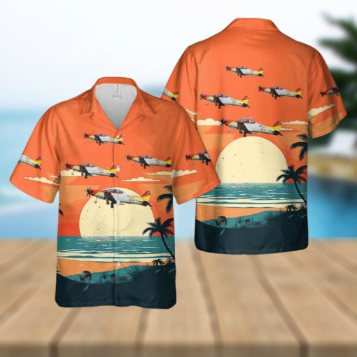 Spanish Air and Space Force Pilatus PC 21 Hawaiian Shirt Gift For Fans