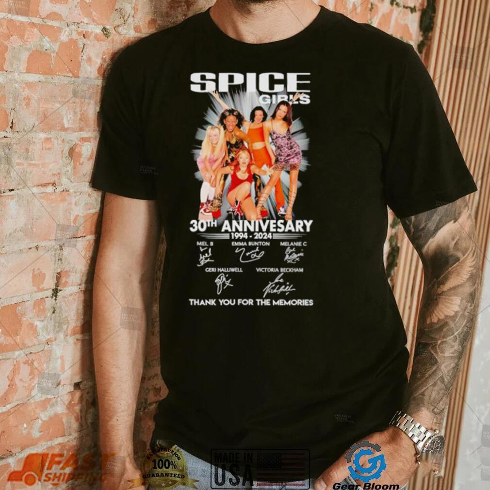 Spice Girl 30th anniversary 1994 2024 thank you for the memories shirt Spice Girl 30th anniversary 1994 2024 thank you for the memories shirt