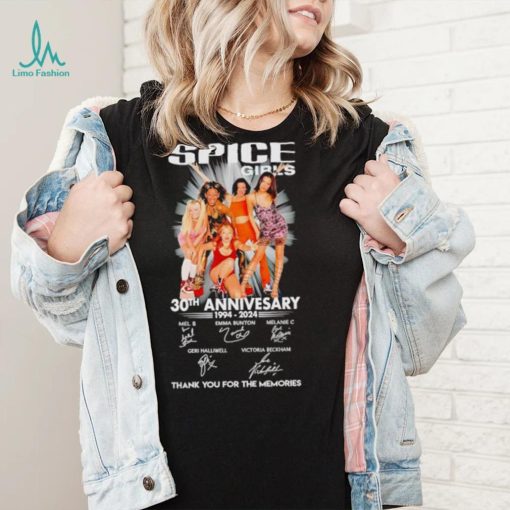 Spice Girl 30th anniversary 1994 2024 thank you for the memories shirt