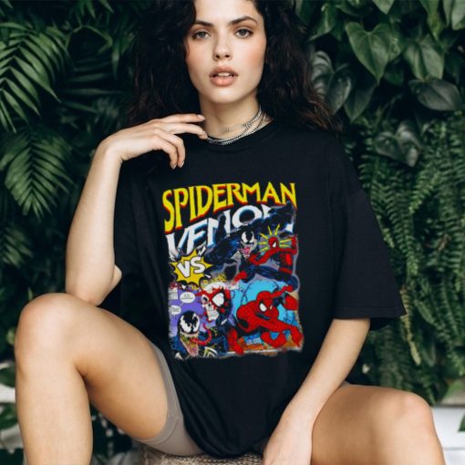 Spiderman VS Venom comic shirt