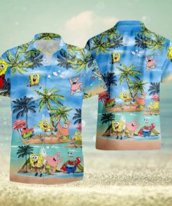 Spongebob Squarepants Hawaiian Shirt And Short