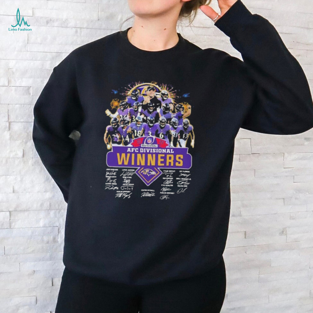 Sport Team Baltimore Ravens AFC Divisional Winners 2023 Signatures Shirt Sport Team Baltimore Ravens AFC Divisional Winners 2023 Signatures Shirt