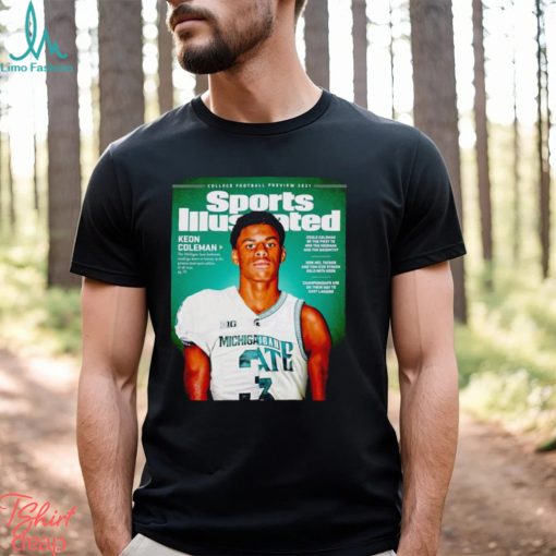 Sports Illustrated Keon Coleman Michigan State Spartans shirt