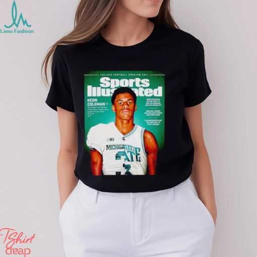 Sports Illustrated Keon Coleman Michigan State Spartans shirt