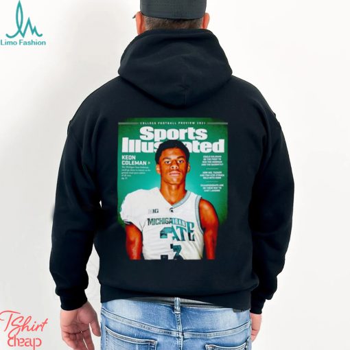 Sports Illustrated Keon Coleman Michigan State Spartans shirt