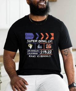 Sports Womens Super Bowl LVI Graphic T Shirt