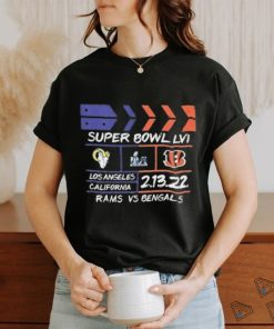 Sports Womens Super Bowl LVI Graphic T Shirt