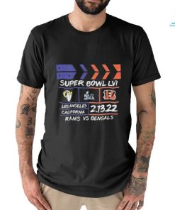 Sports Womens Super Bowl LVI Graphic T Shirt