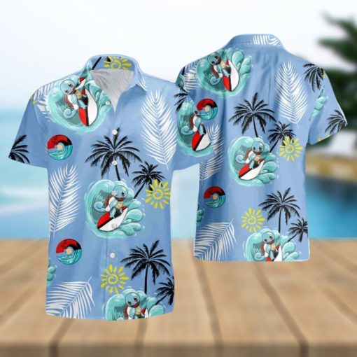 Squirtle Hawaiian Shirt Pokemon Hawaiian Shirt And Short