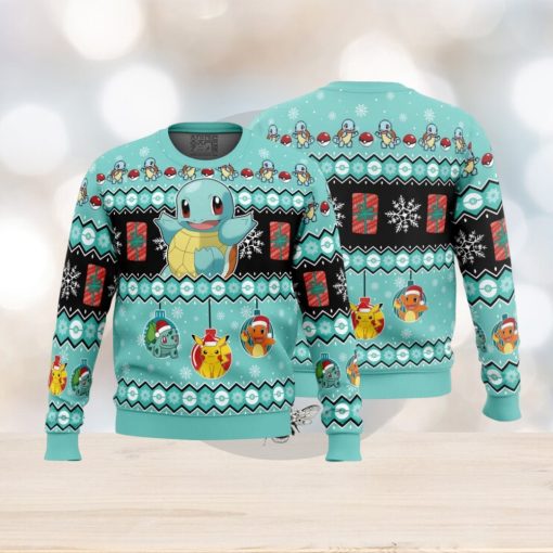 Squirtle I Choose You Pokemon Ugly Christmas Sweater