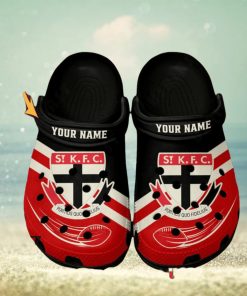 St Kilda Football Club AFL Classic Custom Name Crocs Clogs Shoes