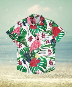 St Louis Cardinals Flamingo Hawaiian Shirt