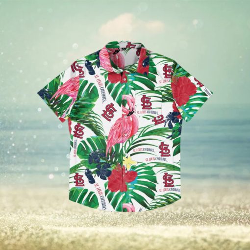 St Louis Cardinals Flamingo Hawaiian Shirt