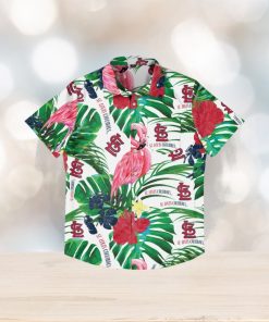 St Louis Cardinals Flamingo Hawaiian Shirt