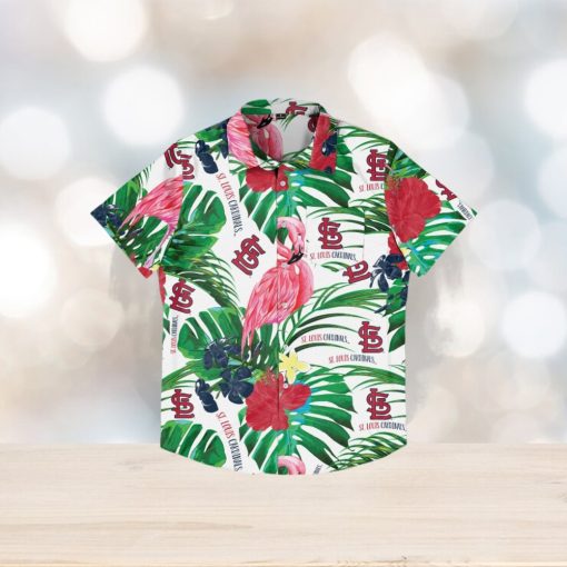 St Louis Cardinals Flamingo Hawaiian Shirt