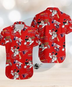 St Louis Cardinals Mickey Mouse Red Summer Hawaiian Shirts