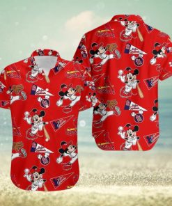 St Louis Cardinals Mickey Mouse Red Summer Hawaiian Shirts