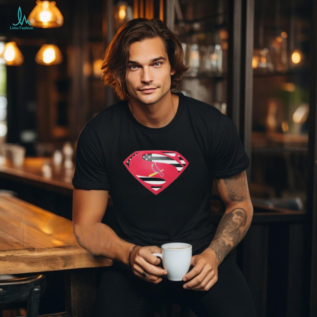 St Louis Cardinals Superman logo shirt St Louis Cardinals Superman logo shirt