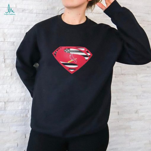 St Louis Cardinals Superman logo shirt