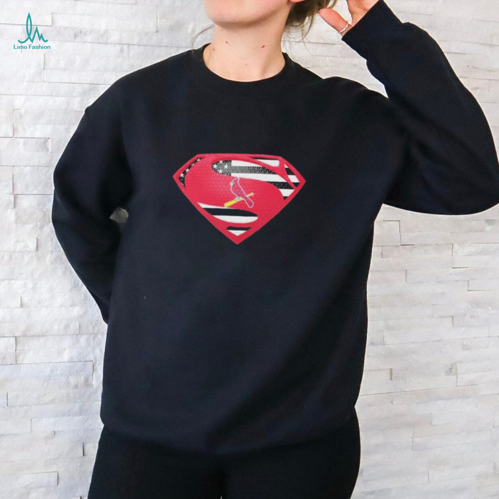 St Louis Cardinals Superman logo shirt St Louis Cardinals Superman logo shirt