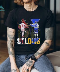 St. Louis Cardinals Molina St. Louis Blues O’reilly Signatures T shirt