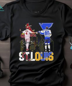 St. Louis Cardinals Molina St. Louis Blues O’reilly Signatures T shirt